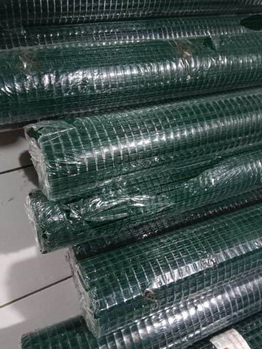 Kawat Loket Pvc Kawat Ayakan Ram Pvc Kawat Hijau Inchi Eceran Per Meter Kawat Loket