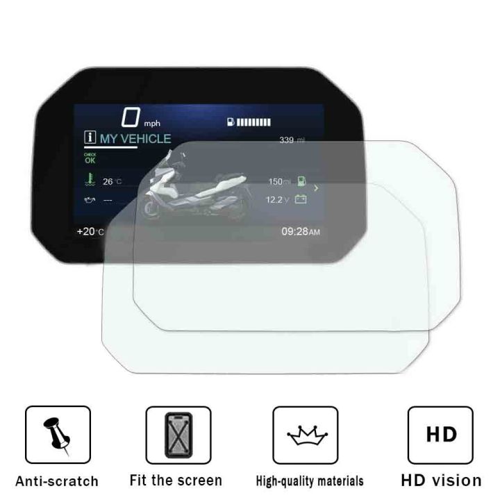 แผงควบคุมอิเล็กทรอนิกส์สำหรับ-bmw-c400gt-motorcycle-ปกป้องหน้าจอแผ่นฟิล์มกันรอยฟิล์มป้องกัน-hd