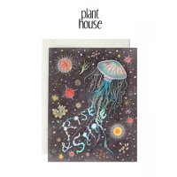 การ์ดอวยพร RISE and SHINE Cosmic Ocean จาก Plant House Greeting Card