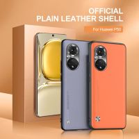 Leather Shockproof Protect phone cover For Huawei p50 pro honor 50 se p 50 50pro p50pro Silicone Frame bumper Case coque