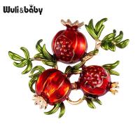 【YF】¤❍  Wuli baby Enamel Brooches Alloy Fruits Weddings Brooch Pins Gifts