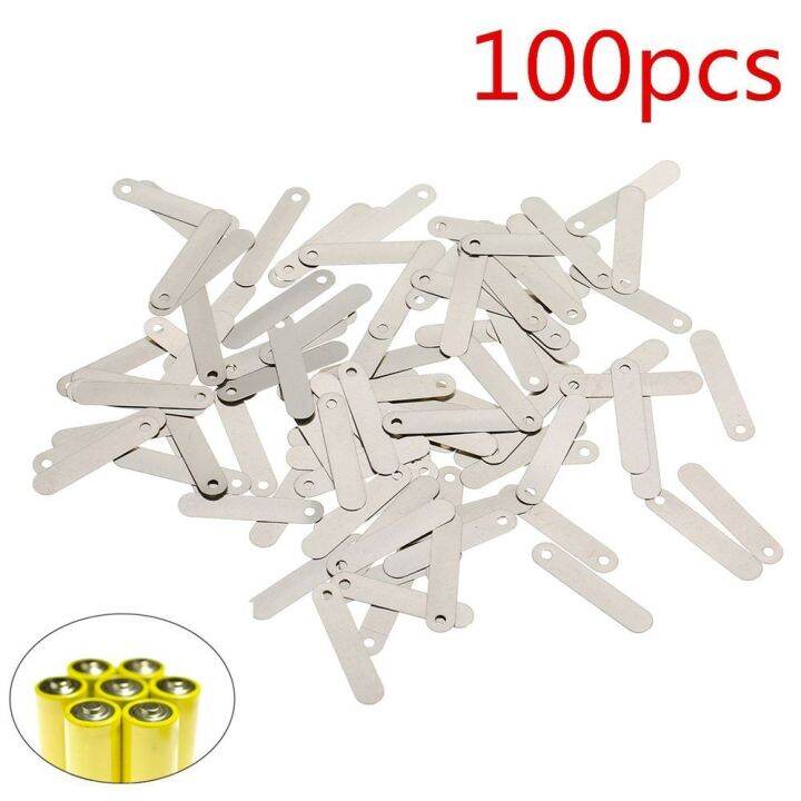 LIKANTA Metal for Sub C 14500 18650 for Rechargeable Battery 2.50.5cm Solder Tab Nickel Plated