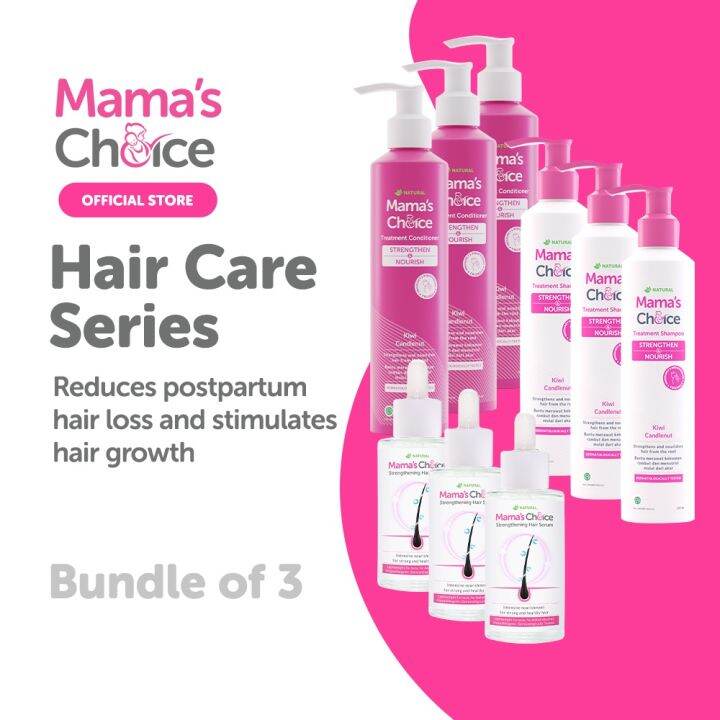[Bundle of 3] Mama's Choice Haircare Essentials for Postpartum Hair
