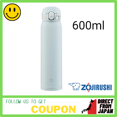 ZOJIRUSHI Water bottle One-touch stainless steel mug seamless 0.60