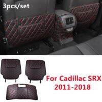 เบาะรองนั่งด้านหลังรถหนัง PU 2011-12-13-2018 SRX Cadillac สำหรับเสื่อป้องกันการสกปรกที่เท้าแขนแผ่นหลังเบาะนั่ง