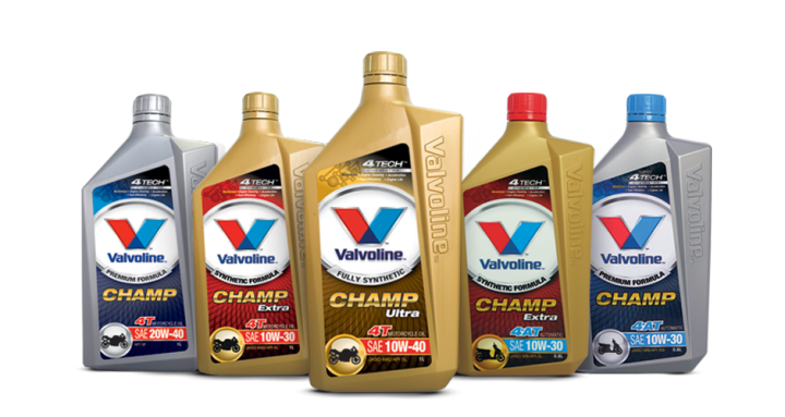 น้ำมันเครื่องมอเตอร์ไซค์-ออโต้-วาโวลีน-แชมป์-เอ็กซ์ตร้า-4ที-valvoline-champ-extra-4at-sae10w-30-ขนาด-0-8-ลิตร-ออโต้-ฟรี-น้ำมันเฟื่องท้าย