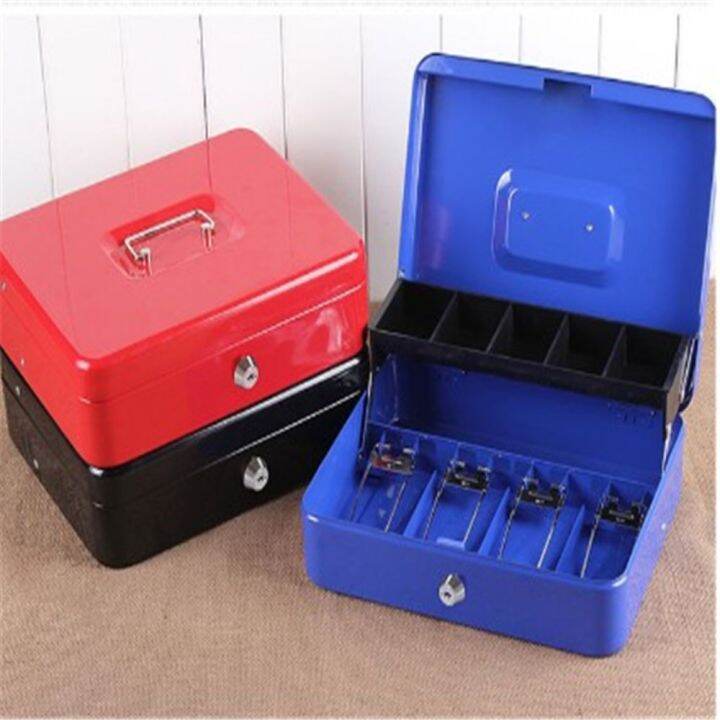 CONVEN Metal Large Card Storage Jewellery Bank Cash Register Fold Money
