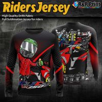 [In stock] 2023 design click full honda  sublimation jersey shirt long sleeves thai look for ridersmotorcycle jersey cycling jersey long shirt，Contact the seller for personalized customization of the name