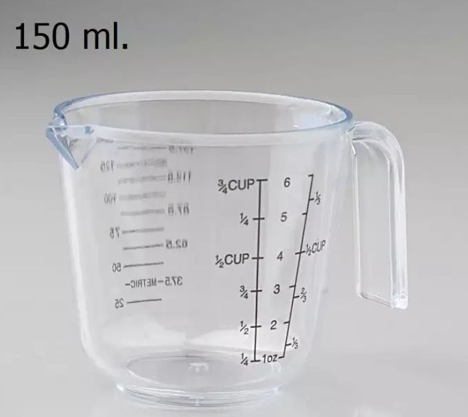 ถ้วยตวง-ถ้วยพลาสติก-150ml-3-4-cup-measuring-cup-แก้วตวง-ถ้วยตวงทำขนม-แก้วตวงน้ำ-ถ้วยตวงชงกาแฟ-ถ้วยตวงของเหลว-ถ้วยตวงแป้ง-ถ้วยตวงของแห้ง