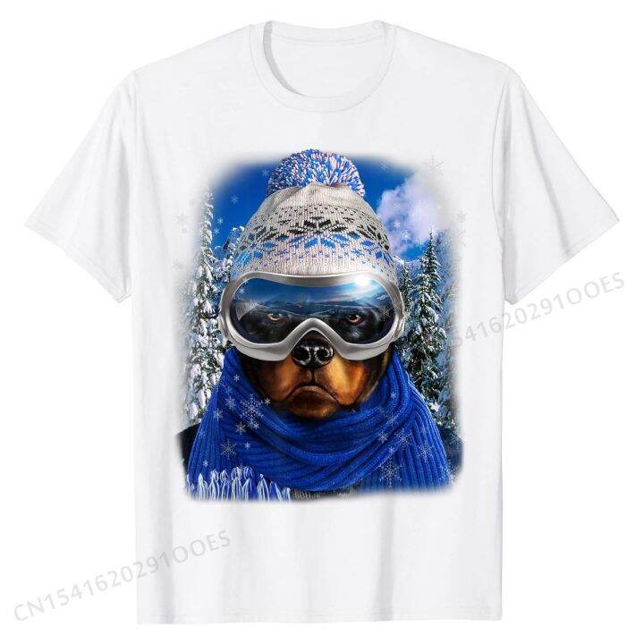 rottweiler-dog-in-winter-ski-snowboarding-sport-wear-t-shirt-cheap-men-tops-shirt-personalized-t-shirts-cotton-classic