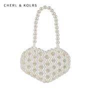 C&K Love Pearl Bag Girls Small Bag Children Princess Small Satchel Bag