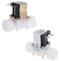 AC Electric Solenoid Valve 220V 3/4 PP N/C Water Control Diverter Device for Water Low Viscosity Fluids