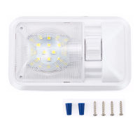 หลอดไฟ LED ไฟเพดาน Camper Cool White ภายใน Single Dome Light Trailer Marine 1 Pcs 4000-4500K 6000-6500K