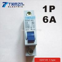 1P 6A 230/400V~ 50HZ/60HZ มินิเซอร์กิตเบรกเกอร์ MCB C45 ชนิด C-Daoqiao