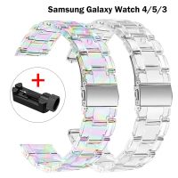 22mm 20mm Dazzling Transparent Band for Samsung Galaxy Watch 3 4 40/44m 41/45mm Slim Plastic Strap for Amazfit Huawei GT2 Correa Electrical Circuitry