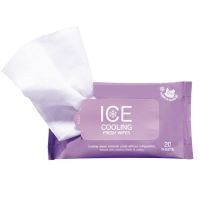 มิสทิน ไอซ์ คูลลิ่ง เฟรส ไวพ์ 20 แผ่น MISTINE ICE COOLING FRESH WIPES 20 SHEETS