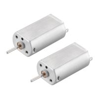 จอ Dc Uxcell 1.5V/1500Rpm 3V/3500Rpm 0.02a เพลากลม Motor Listrik สำหรับเรือของเล่น Rc รุ่น2ชิ้น