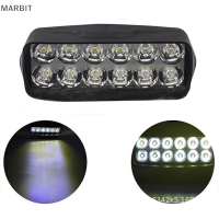 MARBIT 1PC รถจักรยานยนต์รถยนต์ super bright 12ไฟ LED ไฟหน้าสปอตไลท์