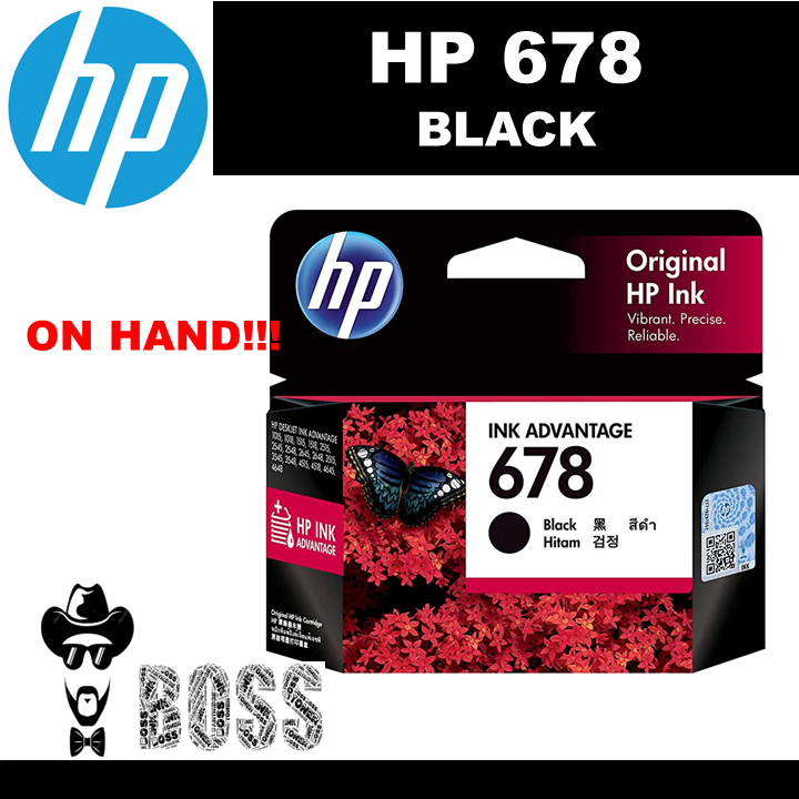 Hp 678 Black Original Ink Cartridge Lazada Ph