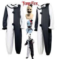 ✶✼✧ haochuo The Clown Movie Terrifier 2 Costume Jumpsuit Costumes for Men Kids