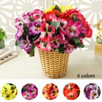 Pansy Flowers Fake Flower Artificial Flower 10 Heads Bouquet Outdoor Decor Home Decor Wedding Decor