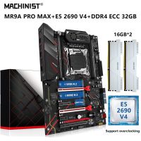 MACHINIST MR9A PRO MAX X99 Motherboard Set Kit Xeon E5 2690 V4 CPU LGA 2011-3 Processor 32G=16G*2 DDR4 ECC RAM Memory M.2 NVME