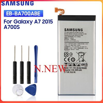 SAMSUNGแบตเตอรี่ทดแทนEB-BA700ABEสำหรับSamsung Galaxy A7 A700 A700S A700L A700FDแท้แบตเตอรี่ 2600MAh
