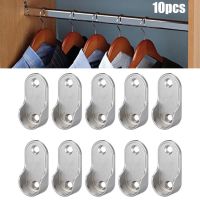 10pc Wardrobe Clothes Tube Support Closet Rod Pole End Bracket Thickening Holde Home Clothes Storage Clothes Hanger