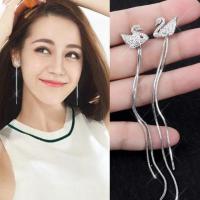 Fashion earrings ต่างหูเงินแท้925 เป็ด (พร้อมกล่อง)