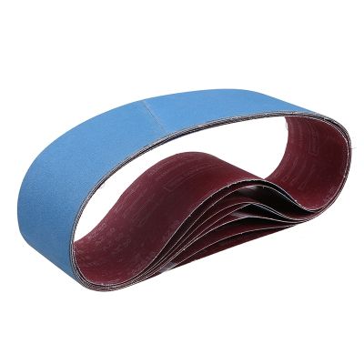 【LZ】❖❖✸  1pc 100x915mm Zirconium Corundum Sanding Belts Blue 80/120/150/180/240/320/800/1000 Grits Sanding Belts Bands for Polishing Tool
