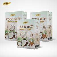 COCO MCT คุมหิวได้6-7 ชั่วโมง น้ำมันมะพร้าวสกัดเย็นแบบผง คีโต ทานได้ COCO OIL POWDER KETO แบรนด์ Always (30ซอง X 3กล่อง)