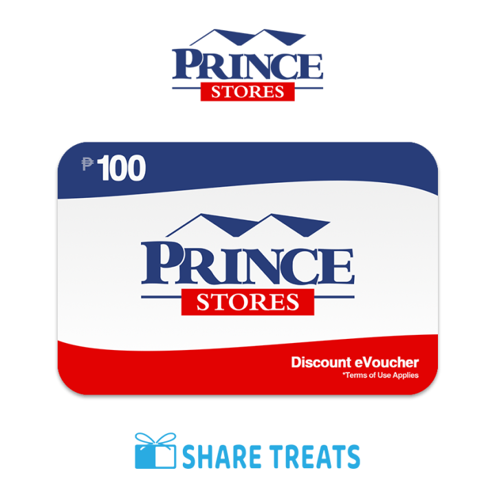 Prince Store P100 Worth Voucher (SMS eVoucher) Lazada PH