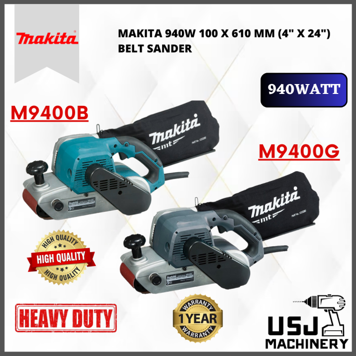 MAKITA 940W 100 x 610 mm (4" x 24") Belt Sander M9400B, M9400G 1