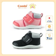 Giày cao cổ Combi S-Go đế định hình B2001 màu hồng Pinky màu đen