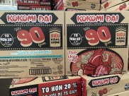 Thùng 30 Gói Mì KoKoMi Đại Gói 90g Hương Vị Sườn Cay Hành Phi, Tôm Chua Cay