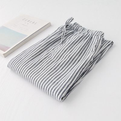 100 Cotton Home Pajama Pants Cotton Plaid Sleep Bottoms Sleeping Lounge Pants Plus Size Sleep Wear for Mens and Womens Wear