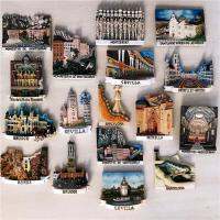 ◑ 3D Fridge Magnet Resin Creative Export Home Decoration Original Copyright Product Spanish Landscape