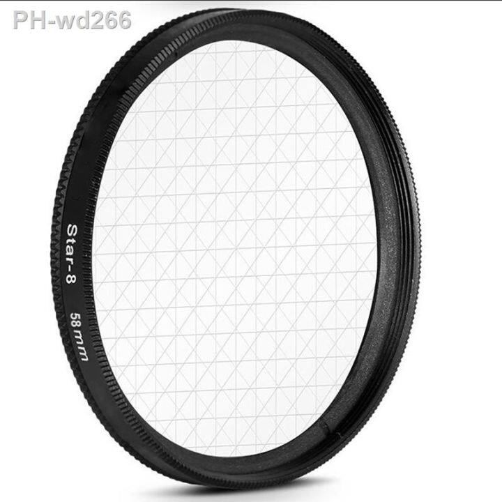 58mm-star-filter-camera-lens-filter-star-4-6-8-cross-4-6-8-point-for-canon-500d-450d-550d-600d-1000d-1100d-18-55mm-lens