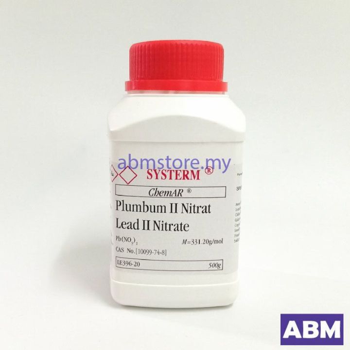 Lead II Nitrate AR / Plumbum II Nitrat Systerm (500g) Lazada