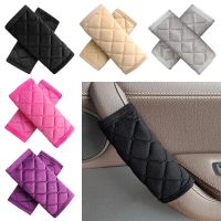 Car Interior Door Handle Cover Soft Plush Armrest Handle Protector Internal Auto Door Handrail Covers Car Roof Holder Protection Adhesives Tape