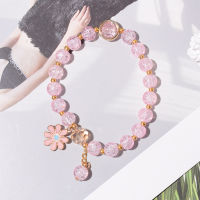 Korean Crystal Daisy Flower Tassel celet Women Girl celets Jewelry Accessories