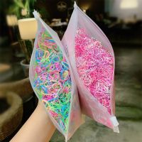 【YF】☒  1000Pcs/Pack Colorful Small Disposable Hair Bands Scrunchie Elastic Rubber Band Ponytail Holder Fashion Accessories
