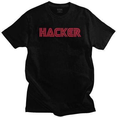 Cool Male Mr Robot Hacker Tshirt Cotton T Shirt Programming Tshirt Programmer Geek Tees Clothes Gift 100% Cotton Gildan