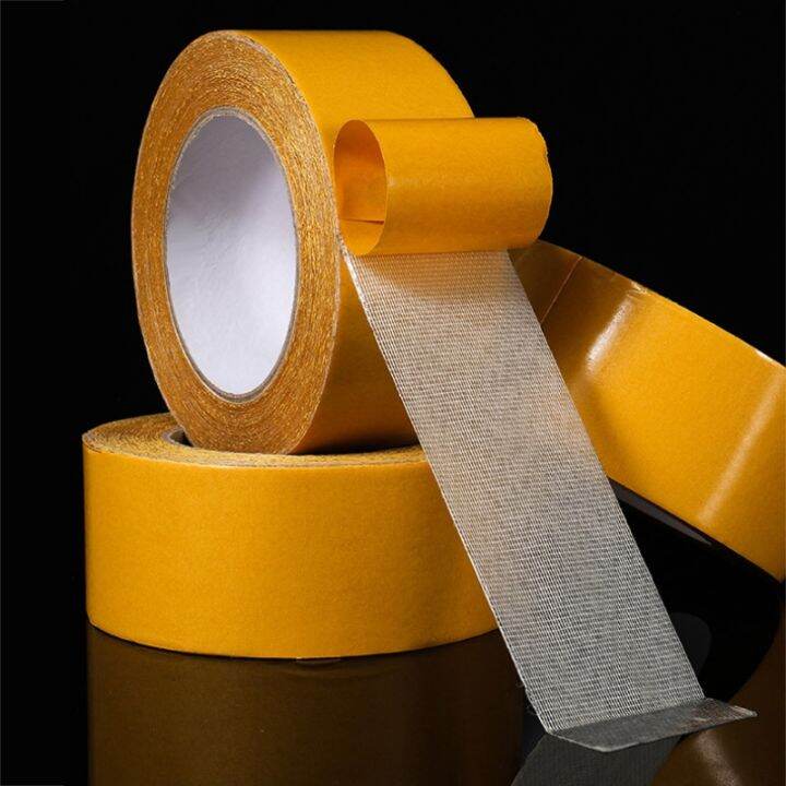 strong-fixation-of-double-sided-cloth-base-tape-translucent-mesh-waterproof-super-traceless-high-viscosity-carpet-adhesive