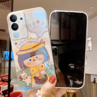 KONSMART V29เคสสำหรับ VIVO โทรศัพท์5G V29e V29 Pro 5G V27 5G V27e V27 Pro 5G 2023 Blu-ray Sunshine Girl เคสใส่โทรศัพท์ซองนุ่มกันกระแทกสำหรับ VIVO V25 5G V25e V25 Pro 5G V23e 5G V23 5G G