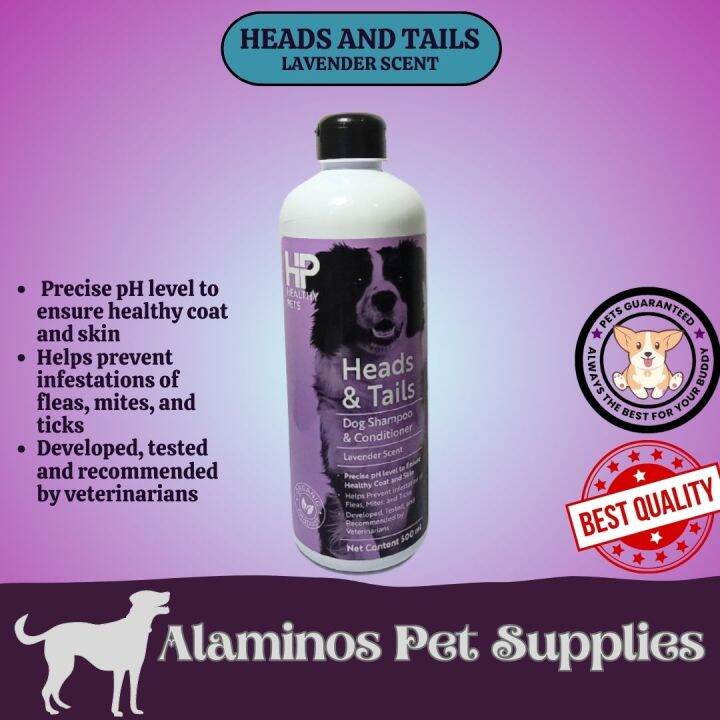 [APS] 1PC 500ml HEADS & TAILS LAVENDER/DOG SHAMPOO AND CONDITIONER/FOR