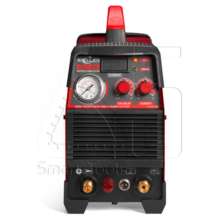 stellar-เครื่องตัดพลาสม่า-ตู้ตัดพลาสม่า-non-touch-pilot-arc-plasma-cutter-ตู้เชื่อมพลาสม่า-ตัดชิ้นงานออกมาได้สวย-ไม่บิดงอ-รุ่น-cut-40-ตัดได้ทั้งเหล็ก-สแตนเลส-อลูมิเนียม-ทองแดง