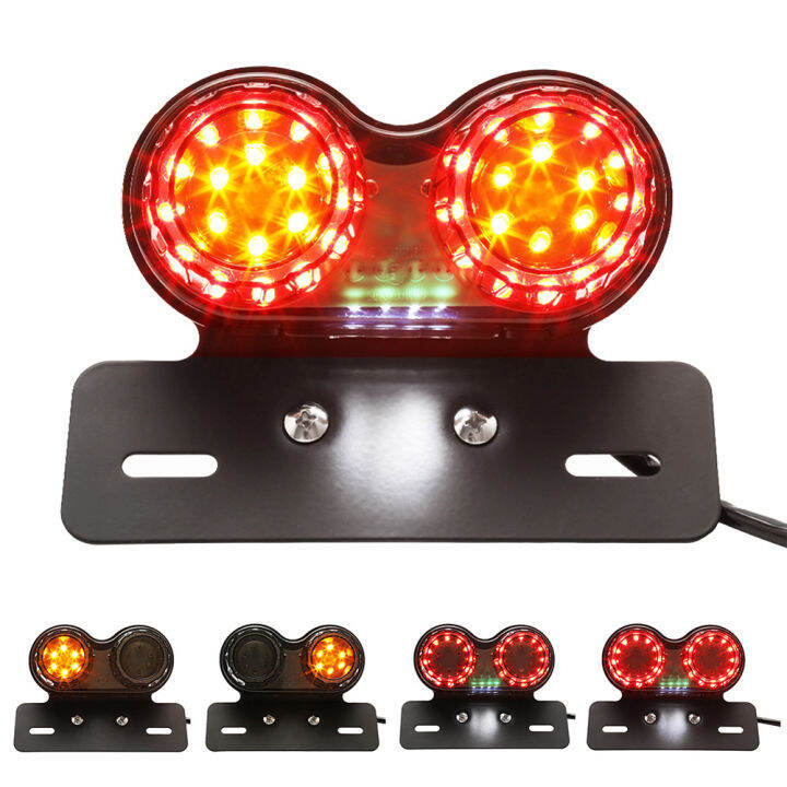 new-motorcycle-led-light-twin-dual-turn-signal-ke-license-plate-integrated-light-taillight-modified-lamp-night