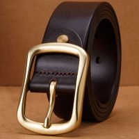 [send punch] belt leather pin buckle belts business casual male han edition men belts of middle-aged and young tide --皮带230714☎❦