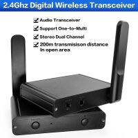 2.4GHz Hifi Digital Wireless Stereo Audio Transmitter ตัวรับ อะแดปเตอร์รับส่งสัญญาณเพลงไร้สาย 200M สําหรับ Iphone Computer TV